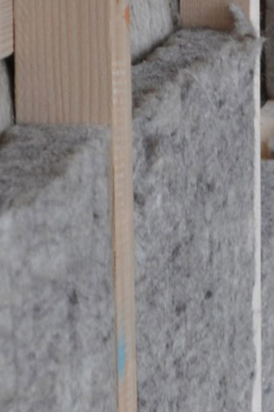 Dämmplatten zwischen Holzständern